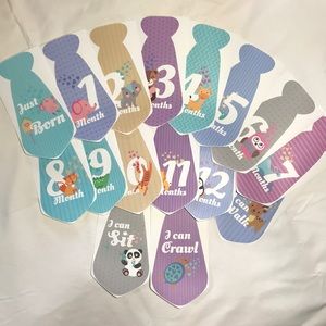 Little Emily’s Cabinet Baby Monthly Stickers
